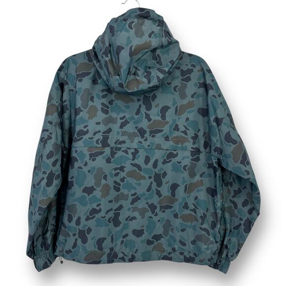 Columbia Momentum green Camo Print Windbreaker Jacket Womens Size Small - Picture 3 of 6